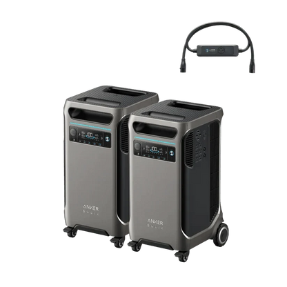 Anker SOLIX F3800 Dual Power Station + Hub – 7680Wh Home Backup