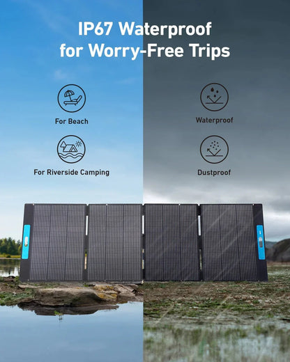 Anker SOLIX F3800 Portable Power Station + Solar Panel Bundle