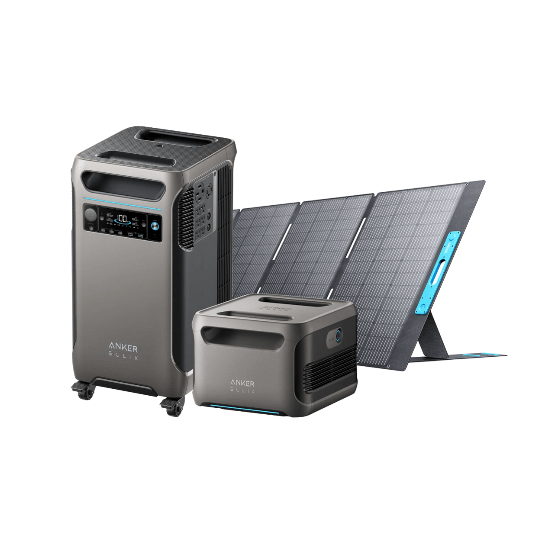 Anker SOLIX F3800 Portable Power Station + Solar Panel Bundle