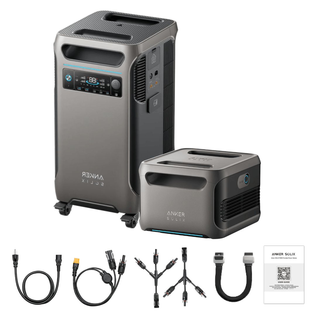 Anker SOLIX F3800 + Expansion Battery | 7680Wh, 6000W Power