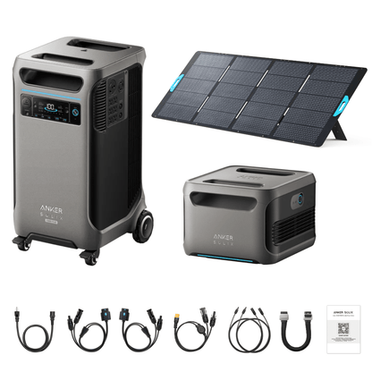 Anker SOLIX F3800 Plus Portable Power Station + 400W Portable Solar Panel