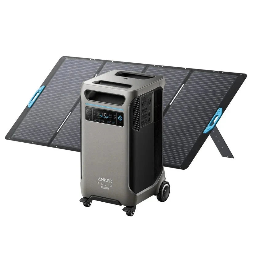 Anker SOLIX F3800 Plus Power Station + 400W Solar Panel Bundle