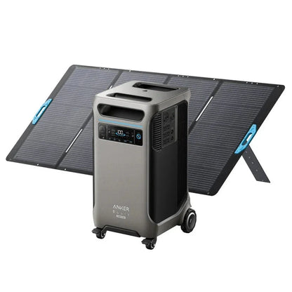 Anker SOLIX F3800 Plus Power Station + 400W Solar Panel Bundle