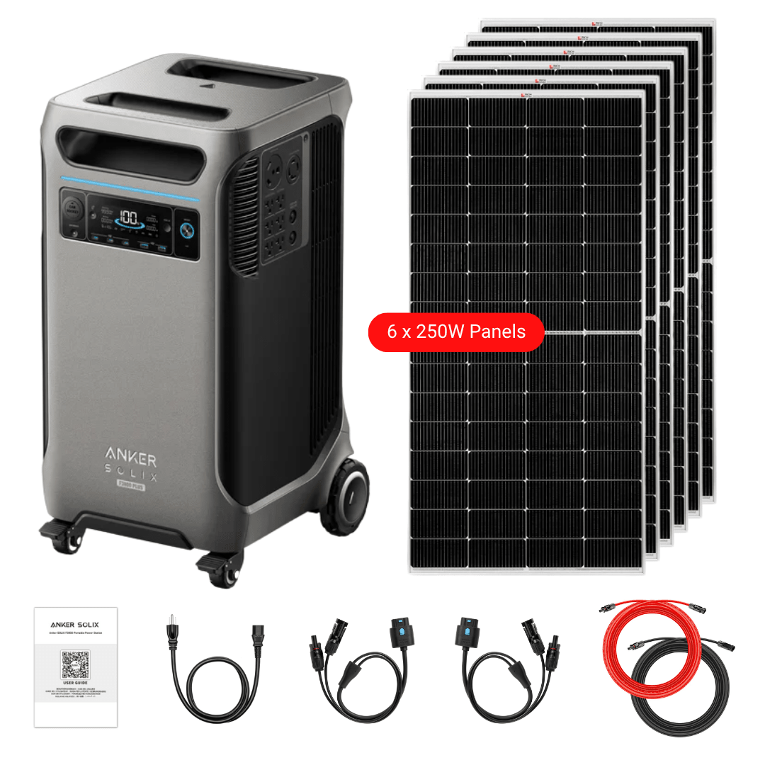 Anker SOLIX F3800 Plus Portable Power Station + Choose Custom Bundle Option