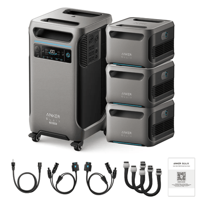 Anker SOLIX F3800 Plus Portable Power Station + Expansion Battery