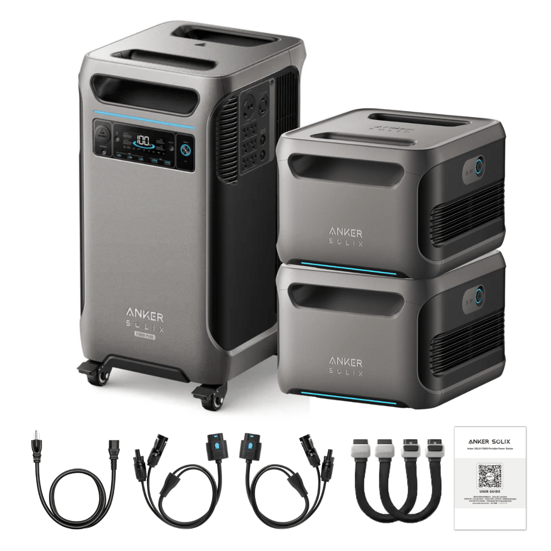 Anker SOLIX F3800 Plus Portable Power Station + Expansion Battery