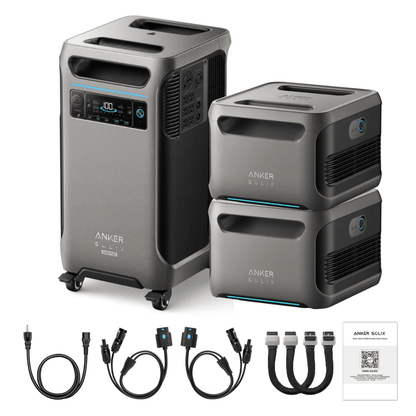 Anker SOLIX F3800 Plus Portable Power Station + Expansion Battery