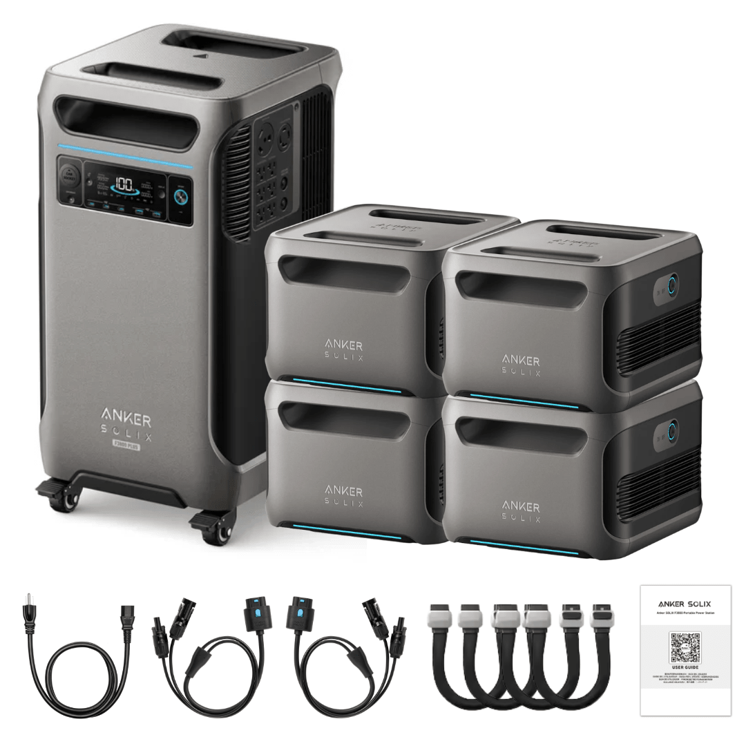 Anker SOLIX F3800 Plus Portable Power Station + Expansion Battery