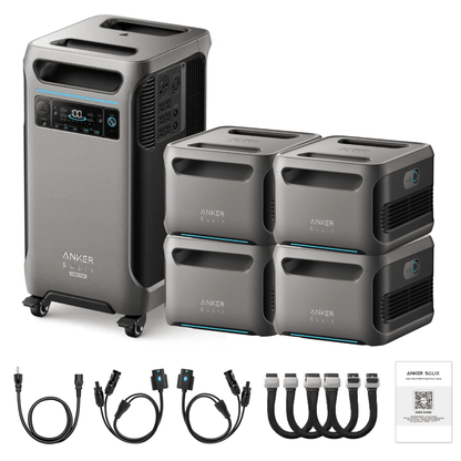 Anker SOLIX F3800 Plus Portable Power Station + Expansion Battery