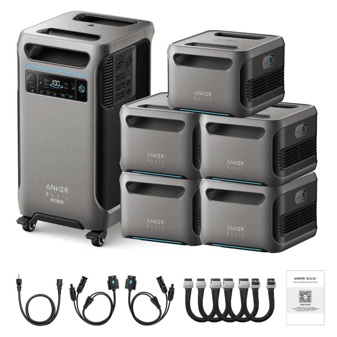Anker SOLIX F3800 Plus Portable Power Station + Expansion Battery
