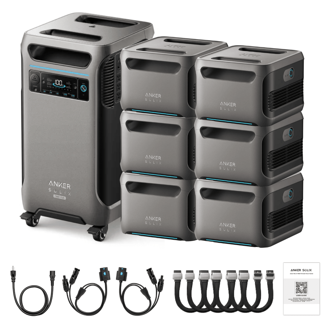 Anker SOLIX F3800 Plus Portable Power Station + Expansion Battery
