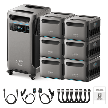 Anker SOLIX F3800 Plus Portable Power Station + Expansion Battery