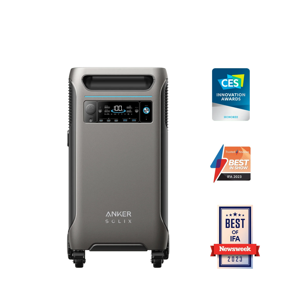 Anker SOLIX F3800 Portable Power Station | 3840Wh, 6000W