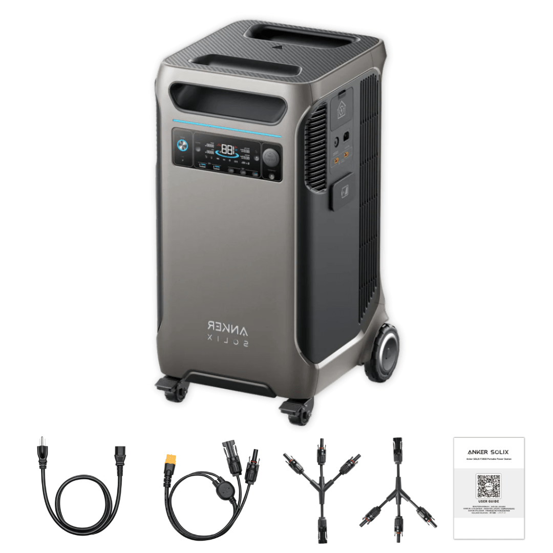 Anker SOLIX F3800 Portable Power Station | 3840Wh, 6000W