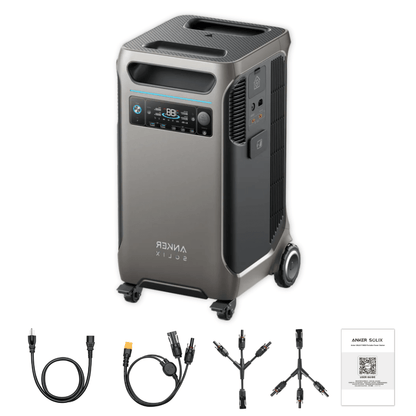 Anker SOLIX F3800 Portable Power Station | 3840Wh, 6000W
