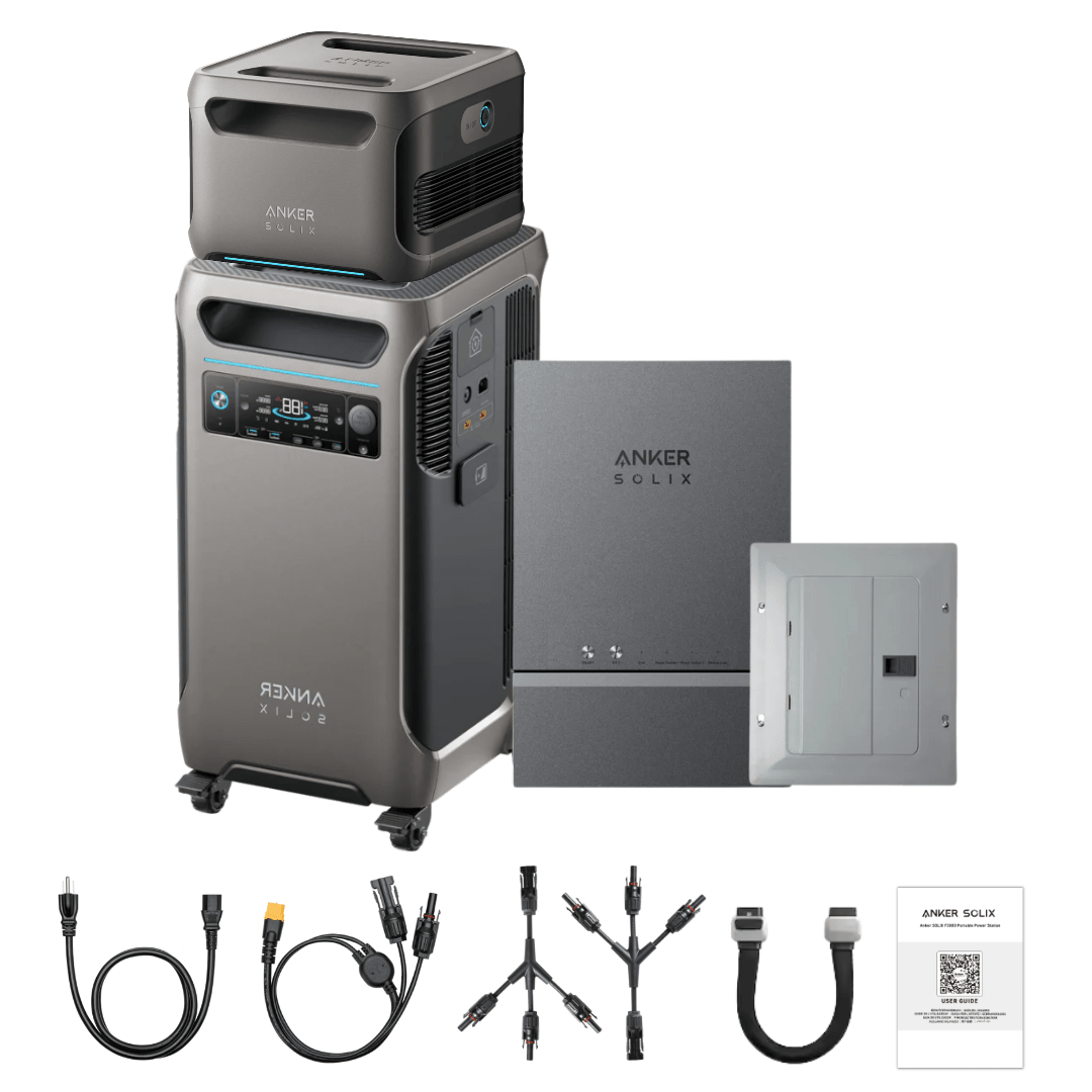 Anker SOLIX F3800 Solar Generator + Smart Home Power Kit