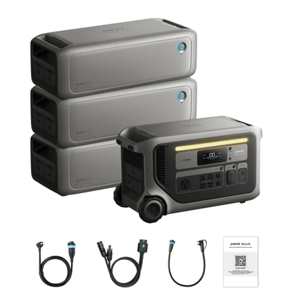 Anker SOLIX F3000 Solar Generator + Expansion Batteries