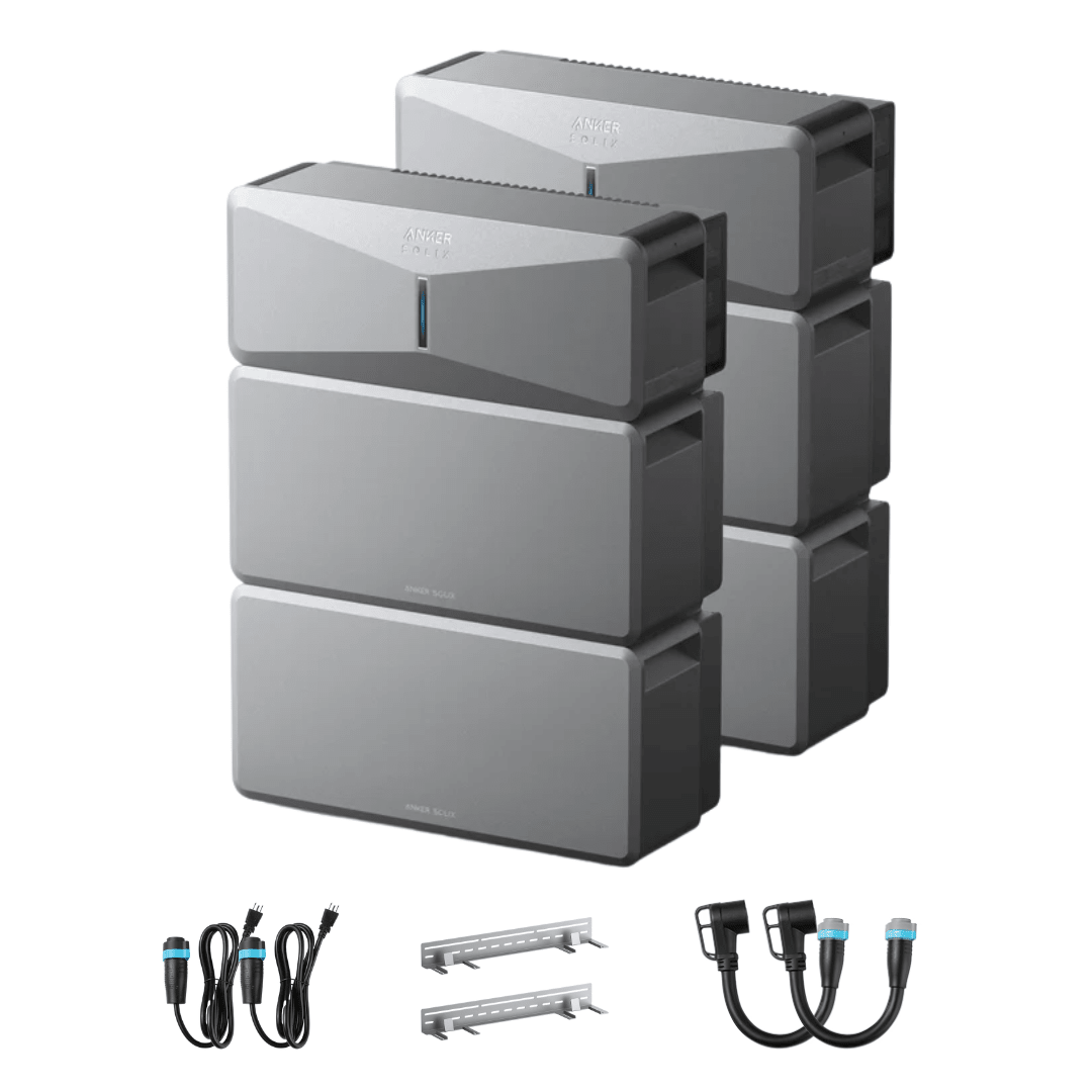 [Double Kit] Anker SOLIX E10 Whole Home Backup System | 12 kWh - 60 kWh LiFePO4 Batteries
