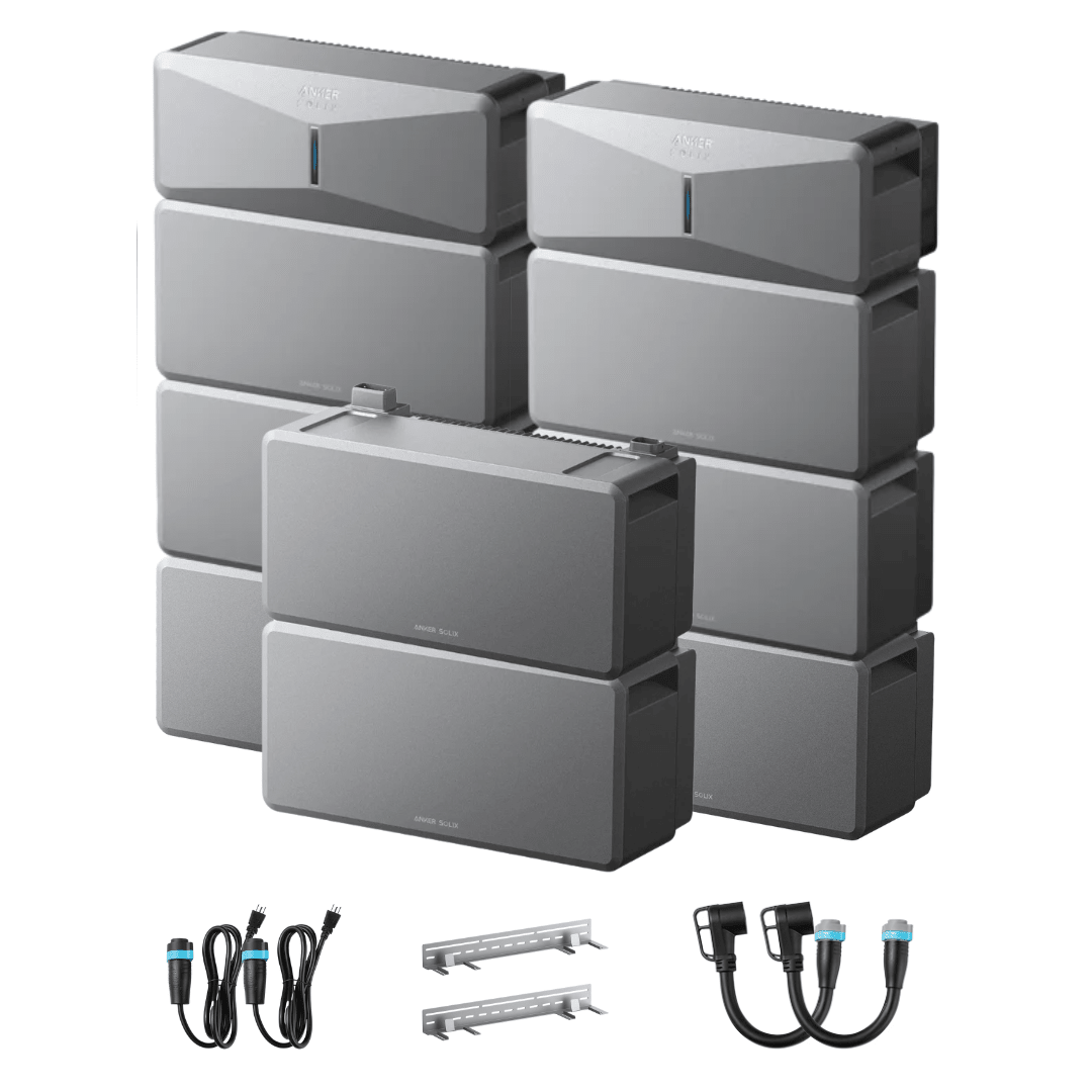 [Double Kit] Anker SOLIX E10 Whole Home Backup System | 12 kWh - 60 kWh LiFePO4 Batteries