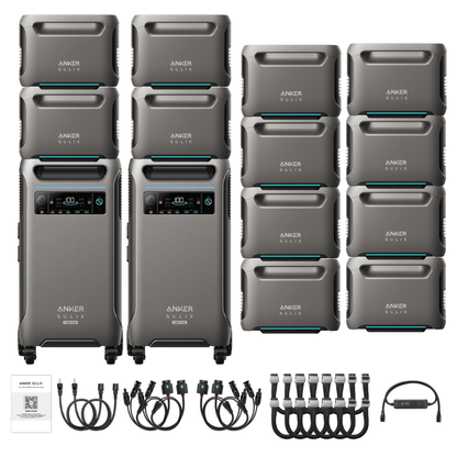 [Double Kit] Anker SOLIX F3800 Plus + Expansion Batteries