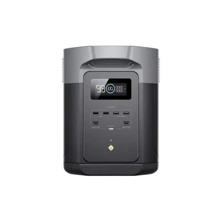 EcoFlow DELTA 2 Max + 160W Solar Panel | Expandable Solar Generator