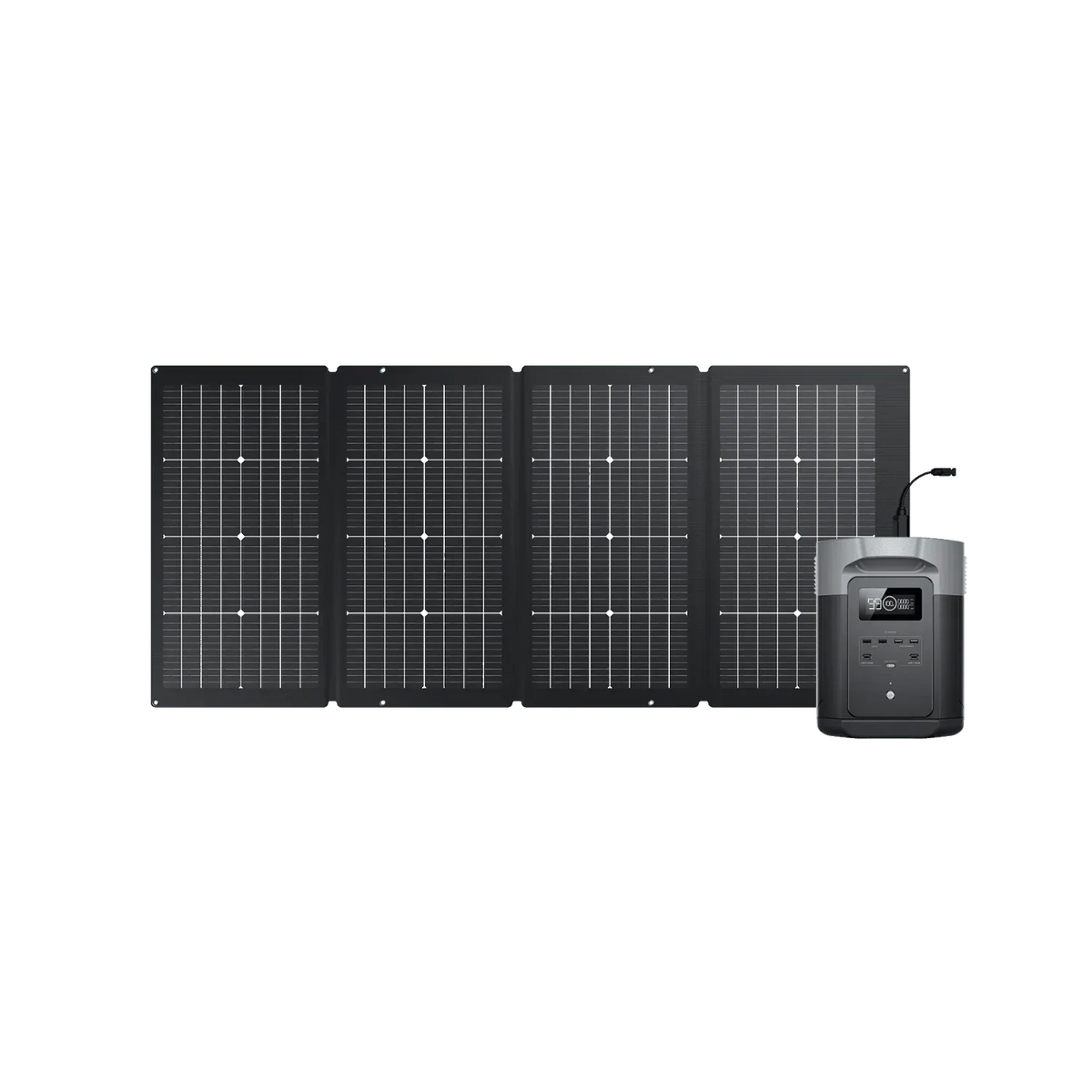 EcoFlow DELTA 2 Max + 220W Solar Panel | Expandable Power Station