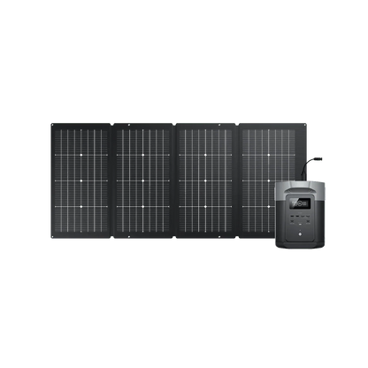 EcoFlow DELTA 2 Max + 220W Solar Panel | Expandable Power Station