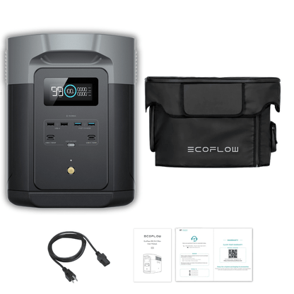 EcoFlow DELTA 2 Max Portable Power Station + Protective Bag