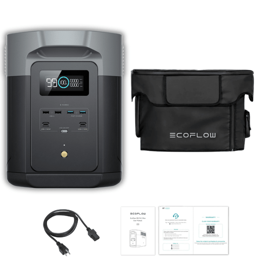 EcoFlow DELTA 2 Max Portable Power Station + Protective Bag