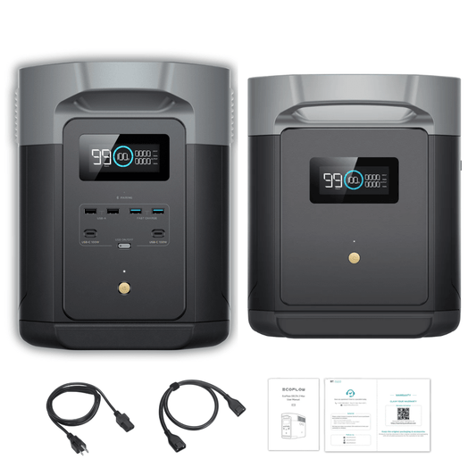 EcoFlow DELTA 2 Max + Smart Extra Battery | Expandable 6kWh
