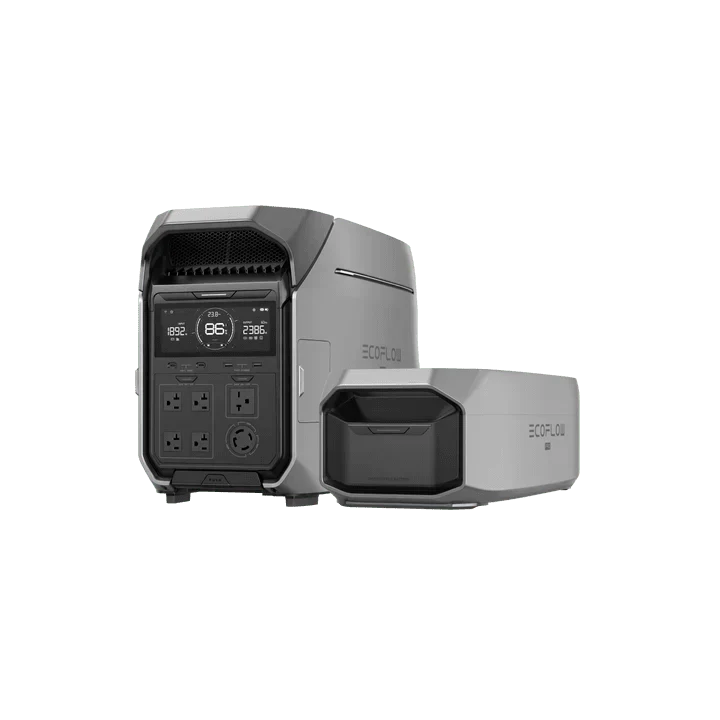 EcoFlow DELTA Pro 3 Solar Generator + Extra Batteries Bundle
