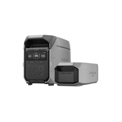 EcoFlow DELTA Pro 3 Solar Generator + Extra Batteries Bundle