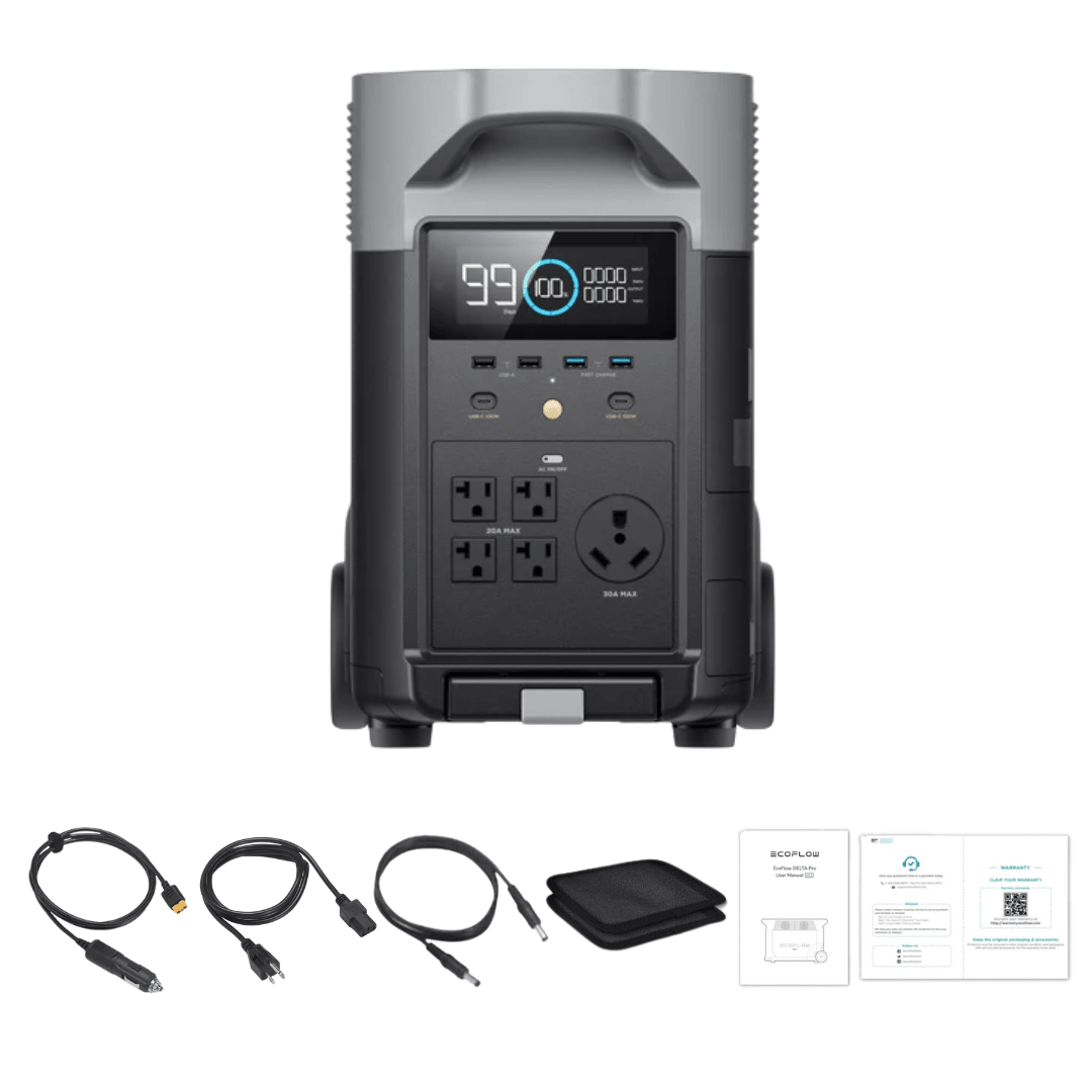 EcoFlow DELTA Pro 3600Wh Portable Power Station | 3600W Output