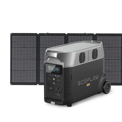 EcoFlow DELTA Pro Solar Generator + 220W Bifacial Solar Panel