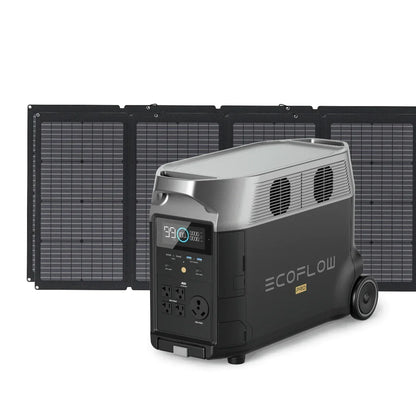 EcoFlow DELTA Pro Solar Generator + 220W Bifacial Solar Panel