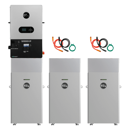 EG4 48V 314Ah All Weather WallMount LiFePO4 Battery + 12000XP 12,000W 48V Split Phase Off-Grid Inverter