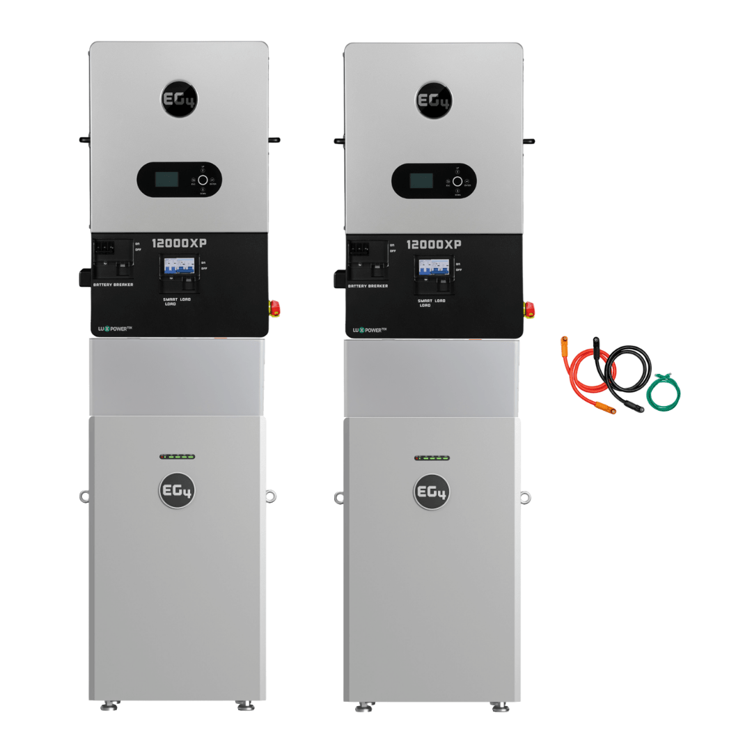 EG4 48V 314Ah All Weather WallMount LiFePO4 Battery + 12000XP 12,000W 48V Split Phase Off-Grid Inverter