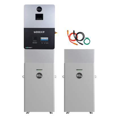EG4 48V 314Ah All Weather WallMount LiFePO4 Battery + 6000XP 6000W 48V Split Phase Off-Grid Inverter