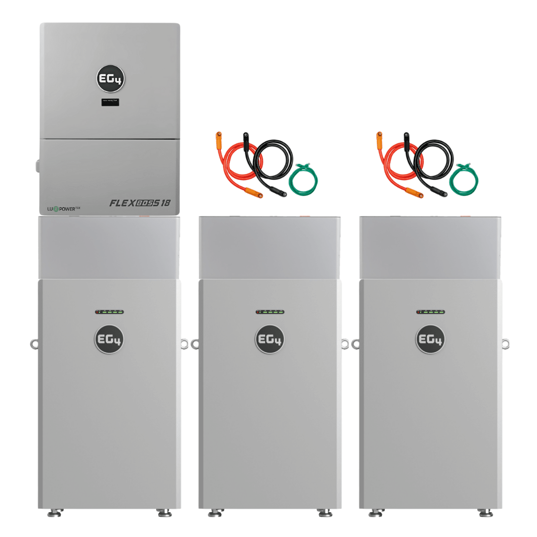 EG4 48V 314Ah All Weather WallMount LiFePO4 Battery + FlexBOSS18 13kW 48V Split Phase AC Hybrid Inverter