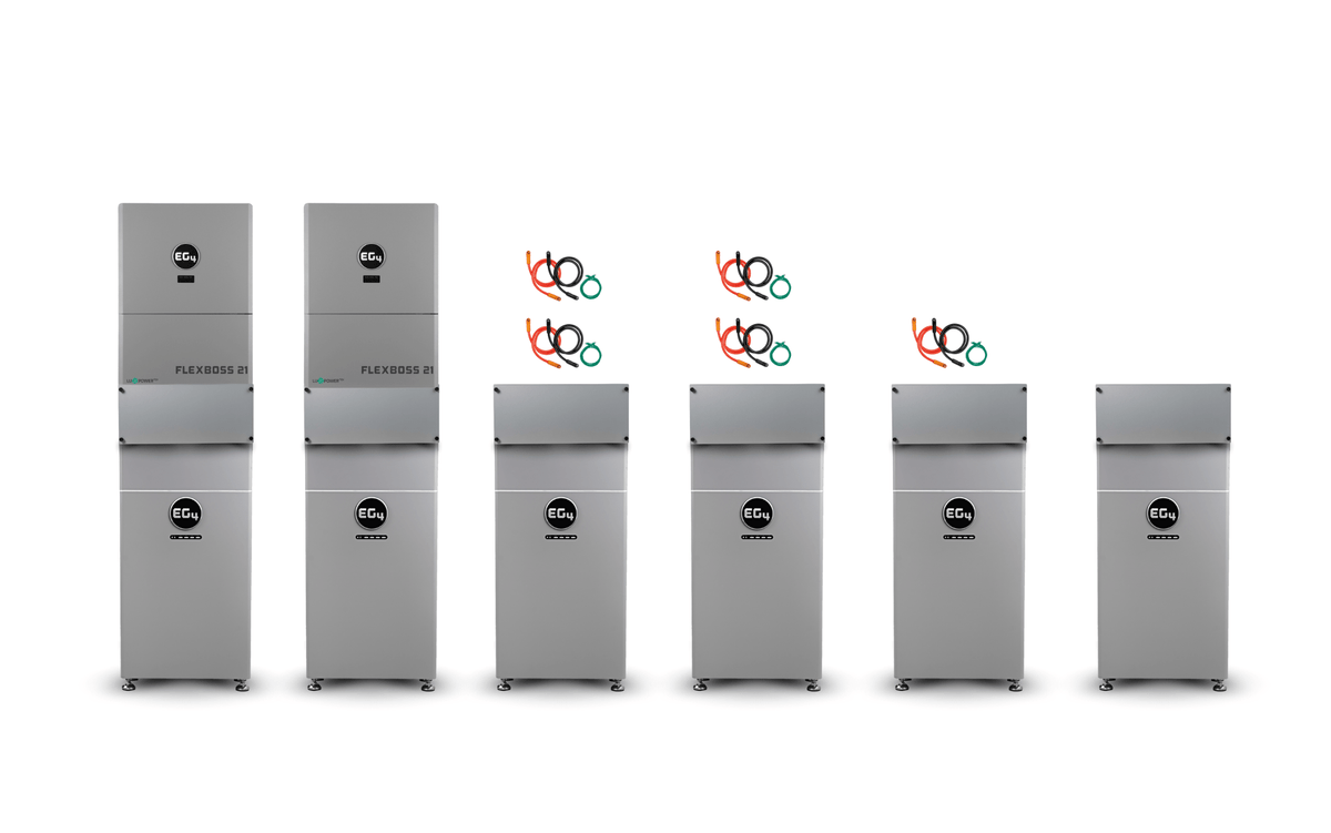 EG4 48V 314Ah WallMount Indoor Battery + FlexBOSS21 16kW Hybrid Inverter Kits