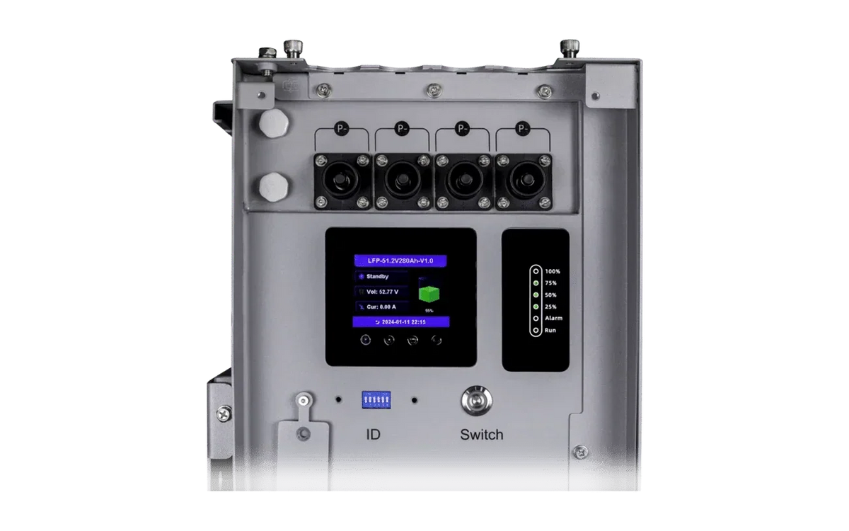 EG4 48V LiFePO4 14.3kWh Battery + 8kW Hybrid Inverter System