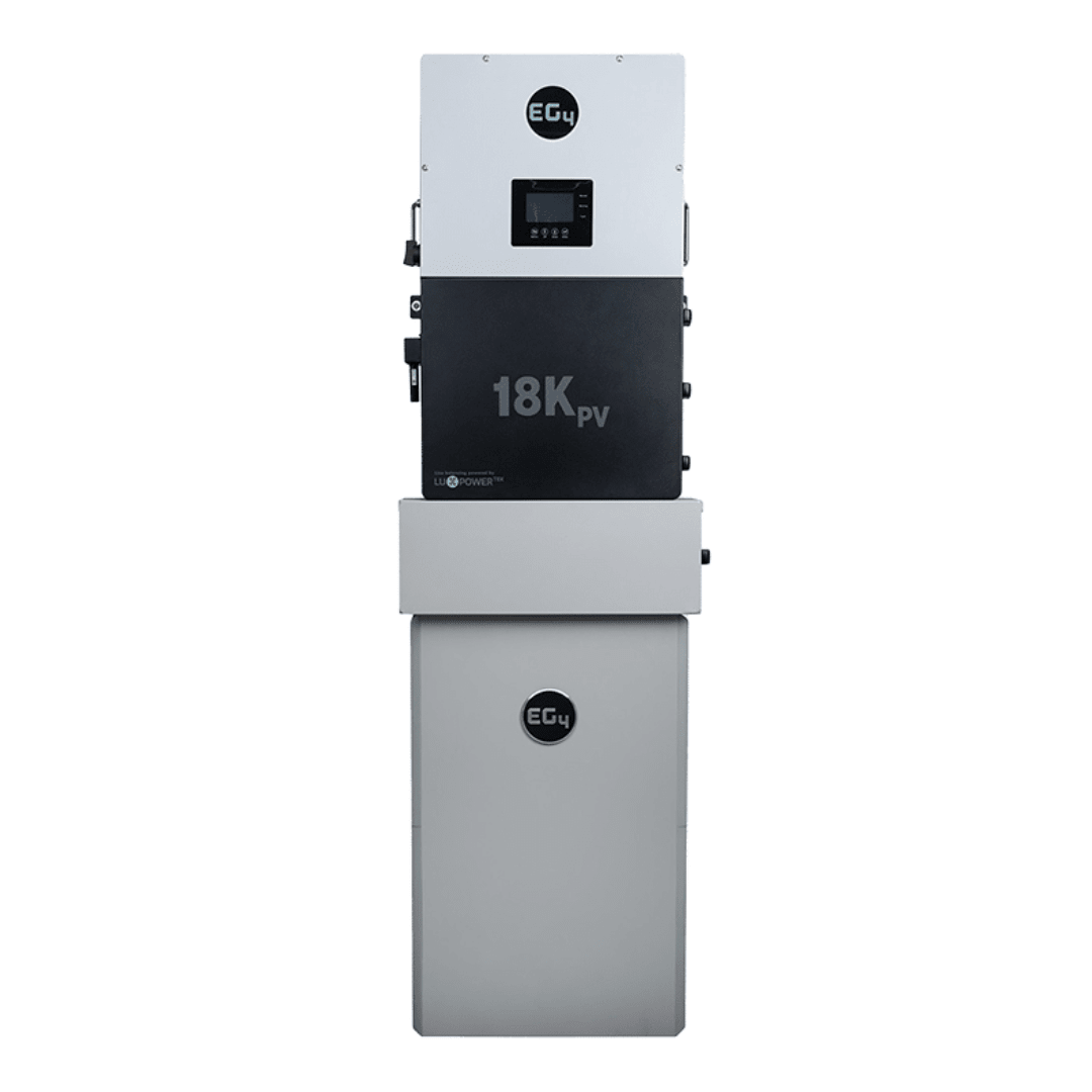 EG4 48V PowerPro LiFePO4 Battery (14.3kWh-85.8kWh) + 18kPV 12000W 48V Split Phase Hybrid Inverter