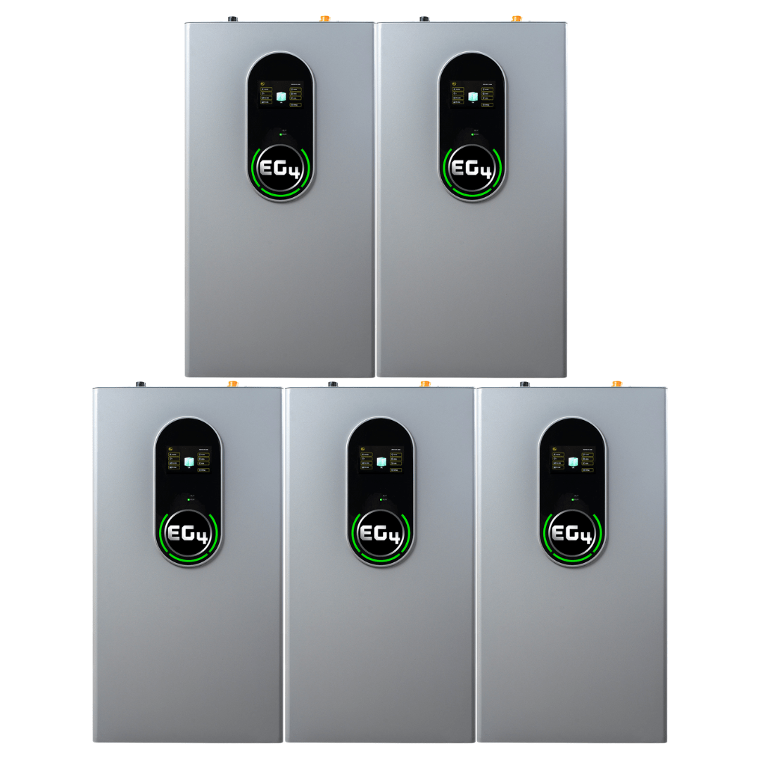 EG4 WallMount Indoor LiFePO4 Batteries | 48V 280Ah (14.3kWh) | Heated, UL1973, UL9540A