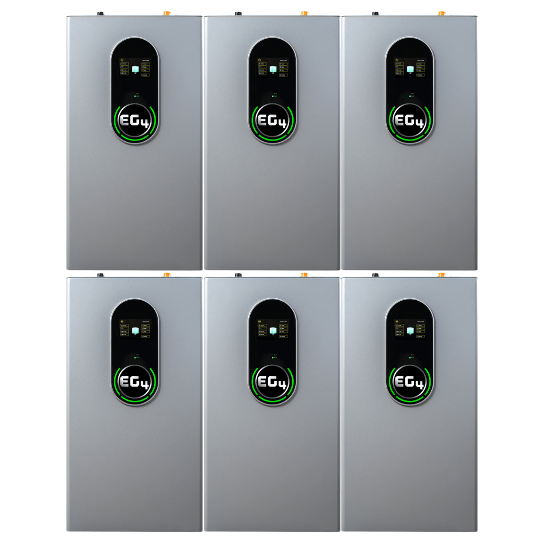 EG4 WallMount Indoor LiFePO4 Batteries | 48V 280Ah (14.3kWh) | Heated, UL1973, UL9540A