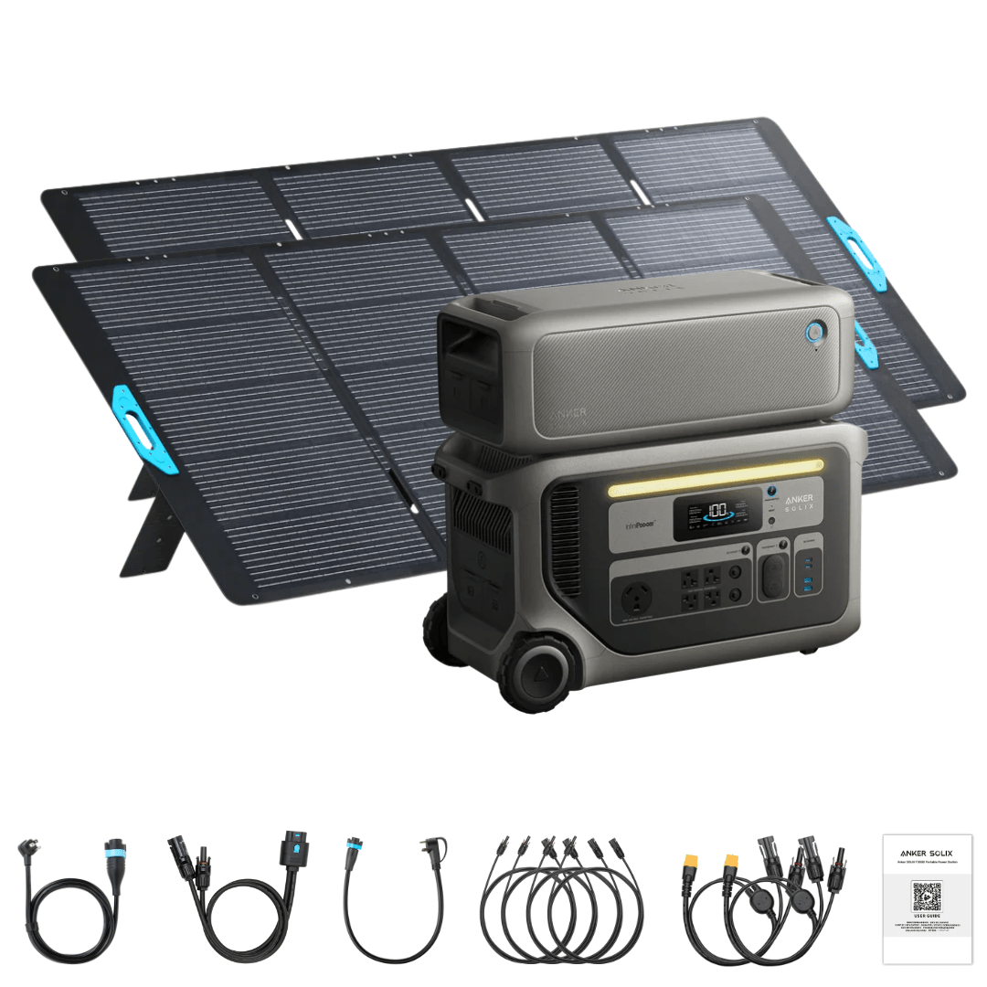 Anker SOLIX F3000 Solar Generator + Expansion Batteries