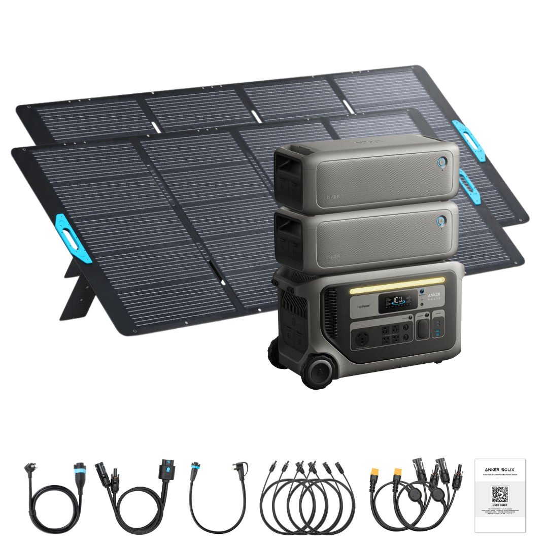 Anker SOLIX F3000 Solar Generator + Expansion Batteries