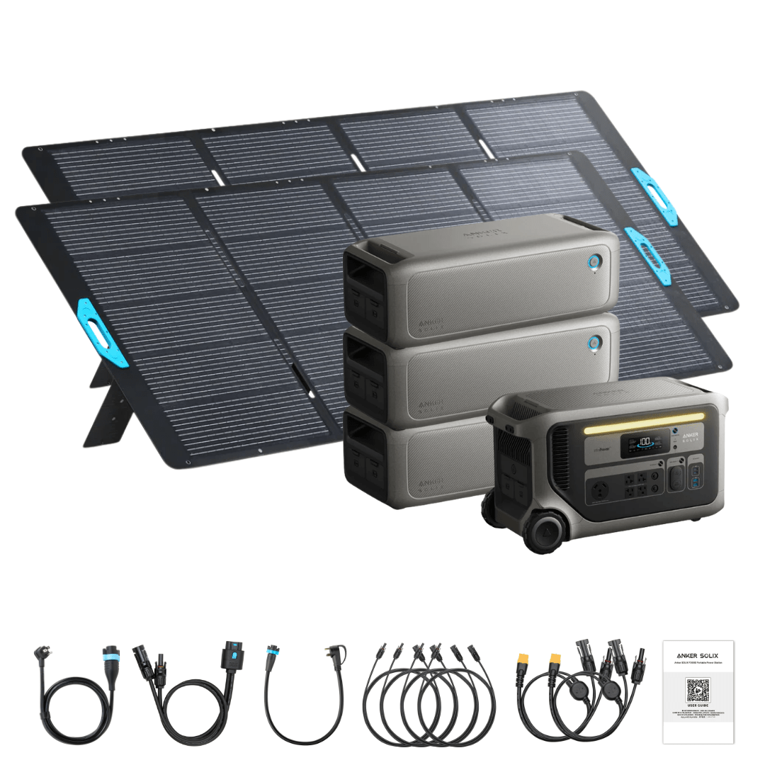 Anker SOLIX F3000 Solar Generator + Expansion Batteries