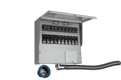 Home Backup Kit (120V/240V, 50 Amp, 10-Circuit Transfer Switch + Cable, For F3800)