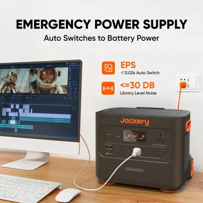 Jackery Explorer 2000 Plus Solar Generator Kit (4kWh) + SolarSaga 500 X