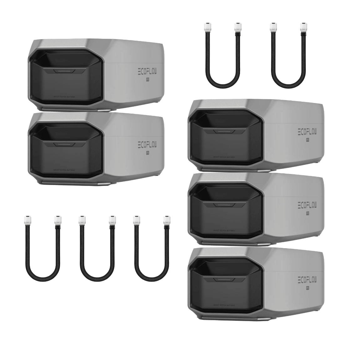 [Multi-Pack] EcoFlow DELTA Pro 3 4096Wh Smart Extra Batteries